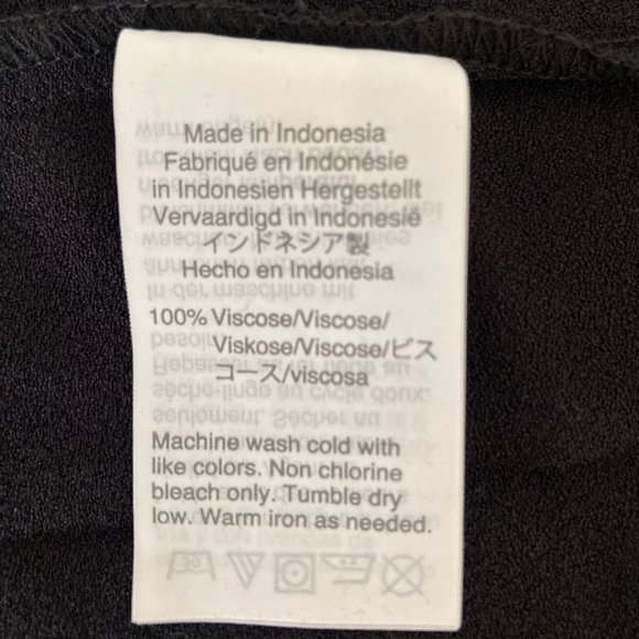 NWT ★: J.CREW Point Sur drapey open V-neck top, Black, S - Picture 10 of 10